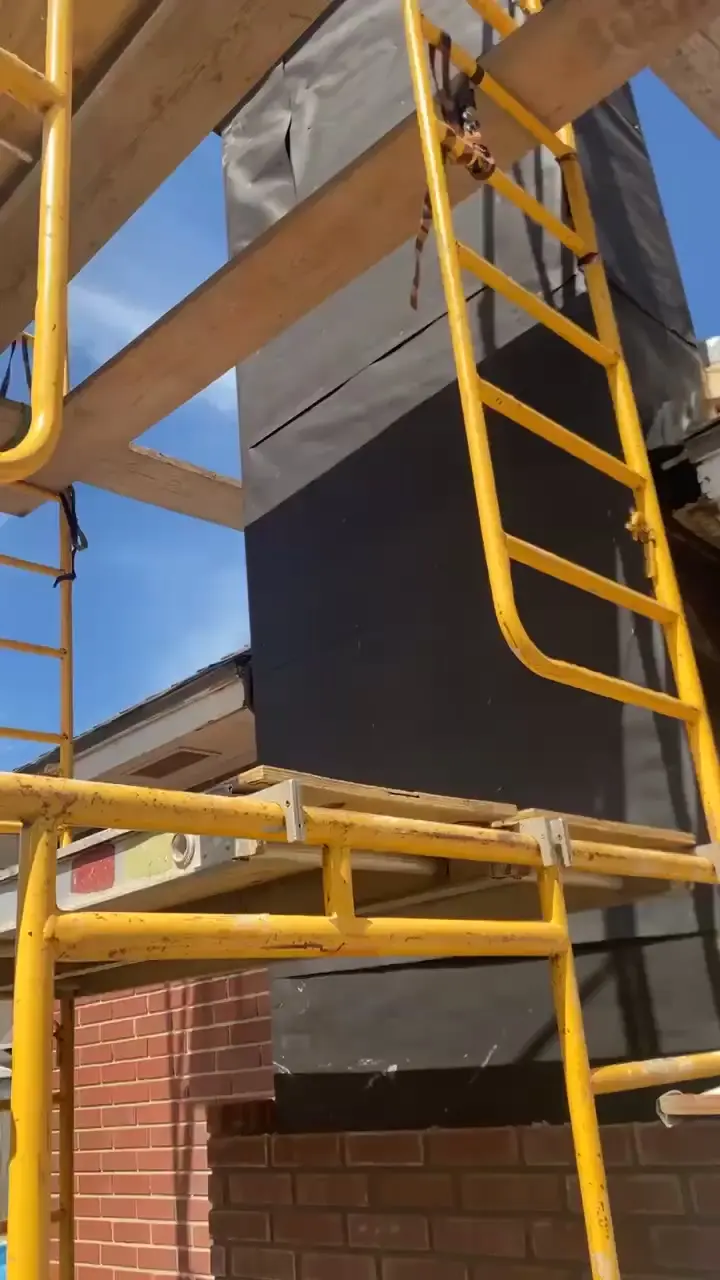 Brick masonry column construction Oklahoma City